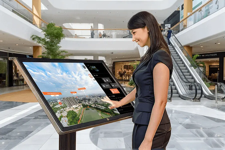 i-PLEX interactive real estate kiosk experience